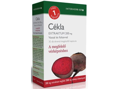 Interherb NAPI1 Cékla Extraktum 200mg 30 db