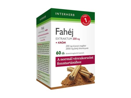 Interherb NAPI1 Fahéj Extratum 200mg 60 db