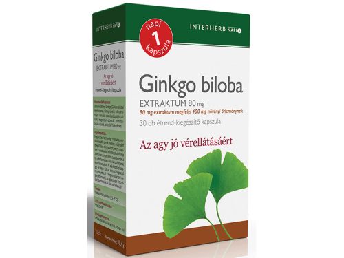 Interherb NAPI1 Ginkgo biloba Extraktum 80mg 30 db