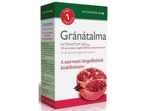 Interherb NAPI1 Gránátalma Extraktum 250mg 30 db