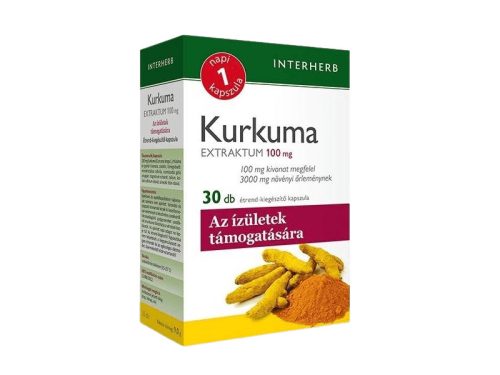 Interherb NAPI1 Kurkuma Extraktum 100mg 30 db