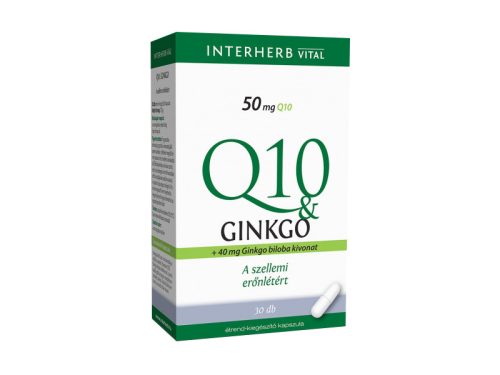 Interherb Q10 & Ginkgo kapszula 30db