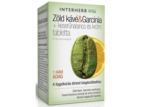 Interherb Zöld kávé&Garcinia tabletta 60 db