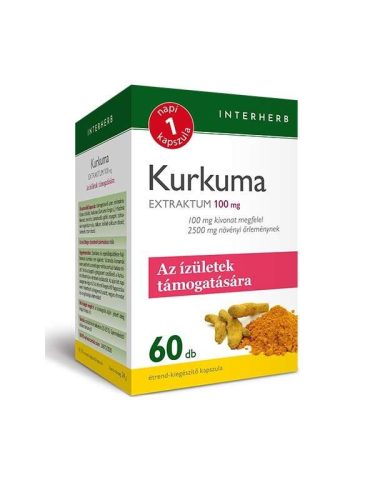 Interherb NAPI1 Kurkuma Extraktum 100mg 60 db