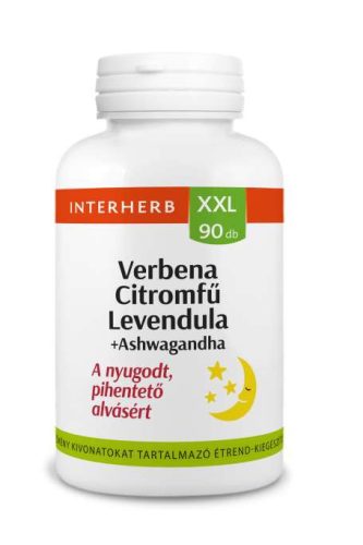 Interherb XXL 90 db Verbena&Citromfű&Levendula&Ashwagandha ÚJ! tabletta