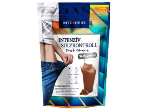 Interherb Intenzív SÚLYKONTROLL Csokoládéízű Diet Shake kollagénnel 528 g