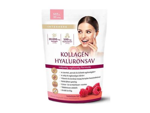 Interherb Kollagén & Hyaluronsav italpor Vadmálna ízű 403 g