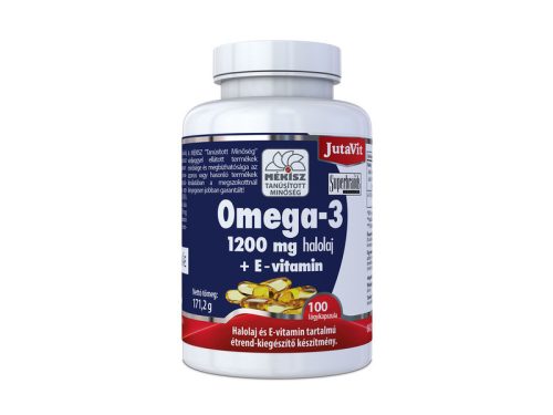 JutaVit Omega-3 halolaj kapszula 1200mg + E vitamin 100db