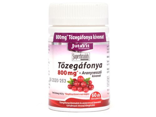 Jutavit tőzegáfonya 800mg + aranyvessző kivonat 100db