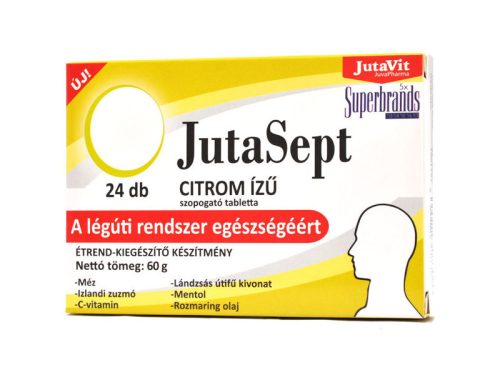 Jutavit Jutasept szopogató tabletta Citrom 24db