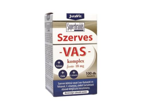 JutaVit Szerves Vas-komplex Forte 18mg 100db