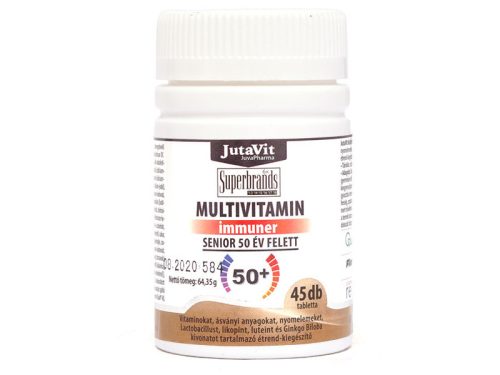 JutaVit multivitamin Senior tabletta 45db 50+