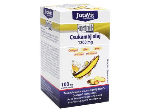 JutaVit Csukamájolaj 1200 mg 100db