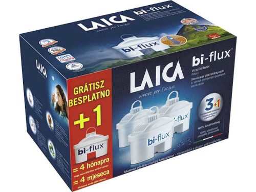 Laica Bi-Flux vízszűrő betét 3+1db (F4S)