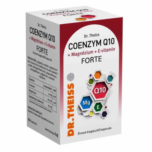 Dr. Theiss Coenzym Q10 + Mg + E-vitamin Forte 60 db