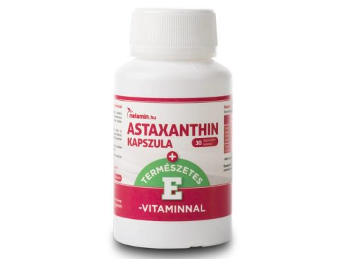 Netamin Astaxanthin kapszula Természetes E-vitaminnal 30 db