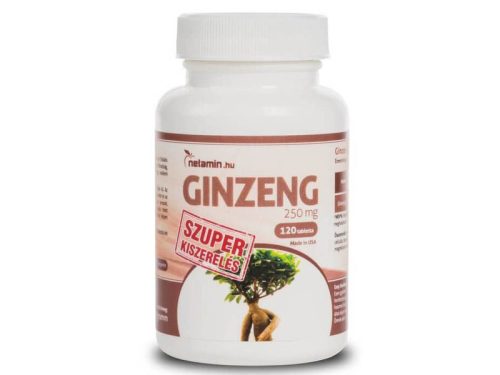 Netamin Ginzeng tabletta 250 mg Szuper Kiszerelés 120 db