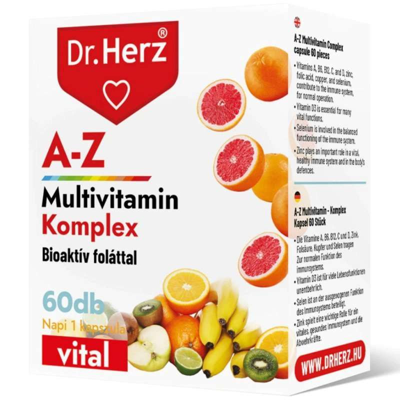 Dr Herz A Z Multivitamin Komplex 60db Pláza Patika Websho 