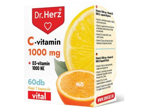 Dr. Herz C vitamin 1000 mg + D3-vitamin 1000NE 60 db