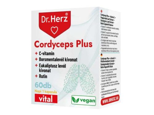 Dr. Herz Cordyceps Plus + C-vitamin 60 db kapszula