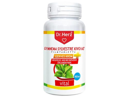 Dr. Herz Gymnema Sylvestre + Szerves króm tabletta 90 db