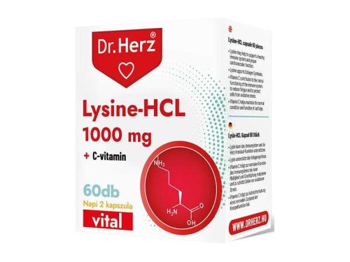 Dr. Herz Lysine-HCL + C-vitamin 60 db kapszula