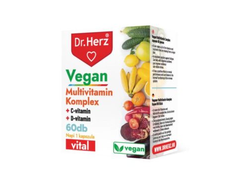 Dr. Herz Vegán multivitamin komplex 60db