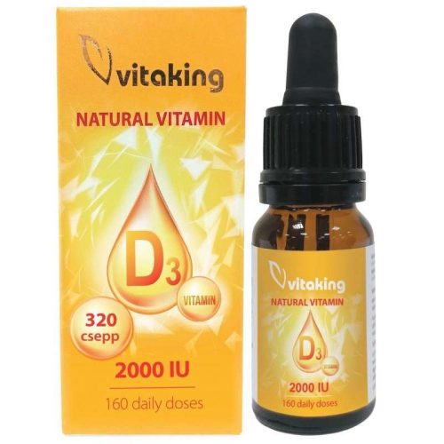 Vitaking D3-Vitamin cseppek 2000 IU10ml