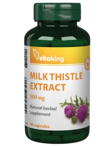 Vitaking Máriatövis Milk Thistle Extract 80db 500mg