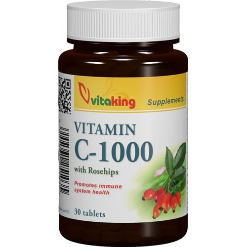 Vitaking Vitaking C-1000 mg vitamin csipkebogyóval 30 db