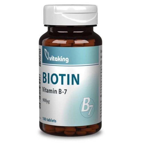 Vitaking Biotin tabletta 100db 900mcg