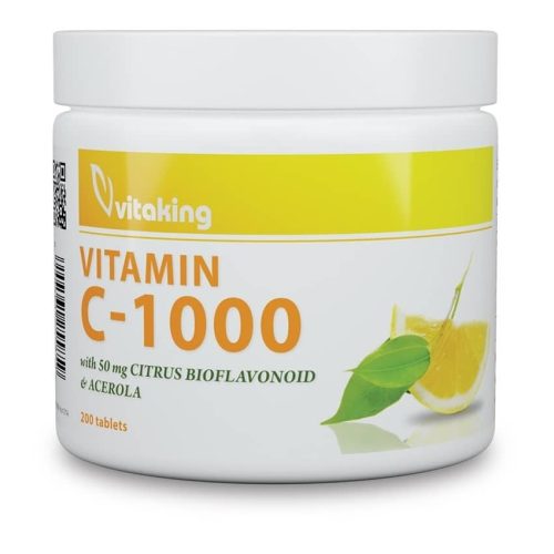 Vitaking C-1000 Bioflav. Acerola Csipkebogyó 200db