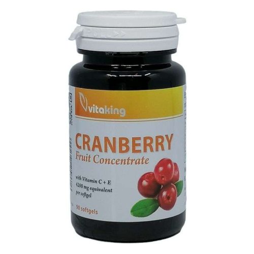 Vitaking Cranberry Tőzeg Áfonya C és E vitaminnal 90db