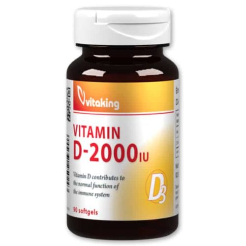 Vitaking D-2000 IU Vitamin kapszula 90db