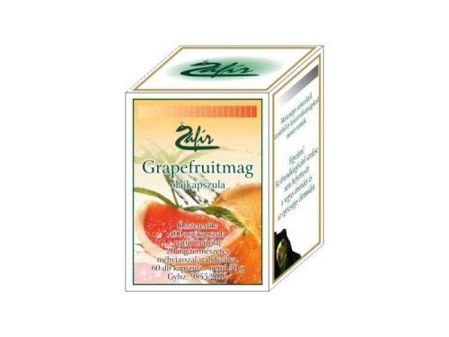 Zafír Grapefruitmag olajkapszula 60db