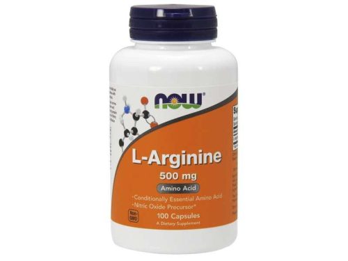 NOW L-Arginine 500mg 100 db kapszula