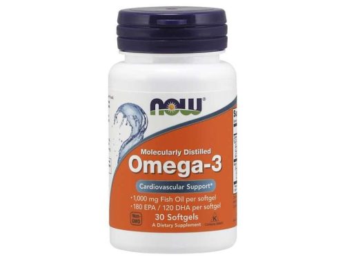 NOW Omega-3 180 EPA / 120 DHA 100 db kapszula