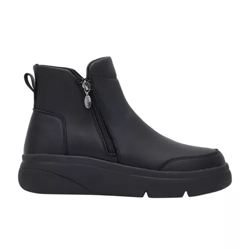 SCHOLL ZERMATT ANKLE BOOT ZIP FEKETE 37