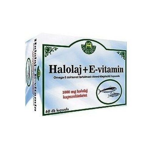 Halolaj+e vitamin lágyzselatin kapszula 60x