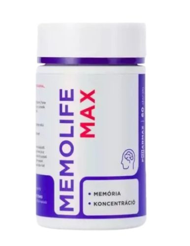MEMOLIFE MAX KAPSZULA 60X PHARMAX