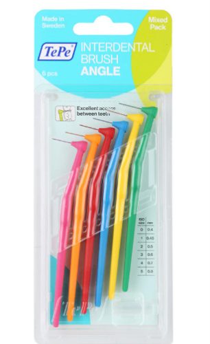 TEPE ANGLE INTERDENTÁLIS KEFE MIX 6X