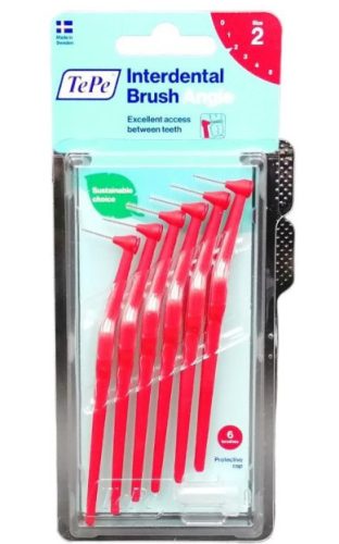 TEPE ANGLE INTERDENTÁLIS KEFE PIROS 6X