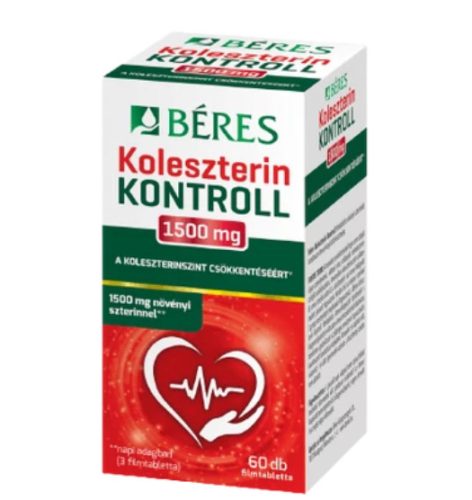 BÉRES KOLESZTERIN KONTROLL FILMTABL 60X
