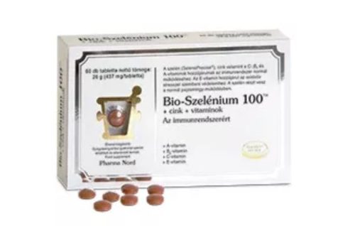 BIO-SZELÉNIUM 100+ZN+VIT TABL 60X PHNORD