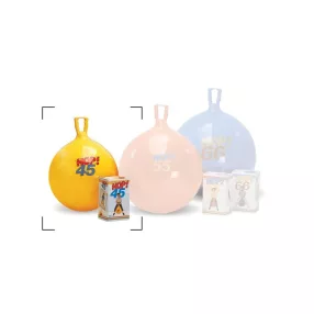 Ugráló labda 45 cm sárga r-med