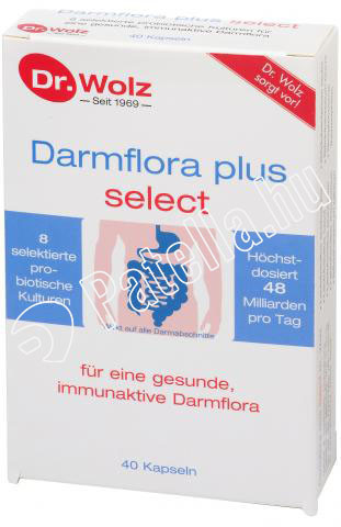 DR.WOLZ DARMFLORA PLUS BÉLFLÓRA KAPS 40X
