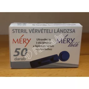 MÉRYkék steril vérvételi lándzsa 50 db