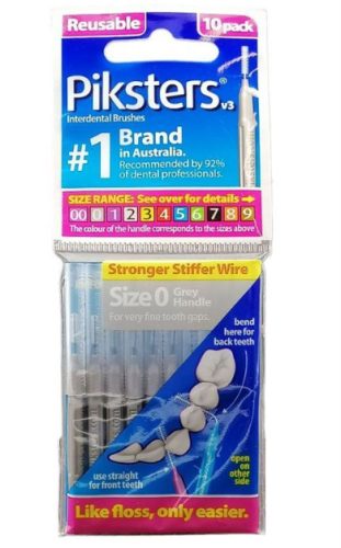 PIKSTERS FOGKÖZKEFE 0 SZÜRKE 10X