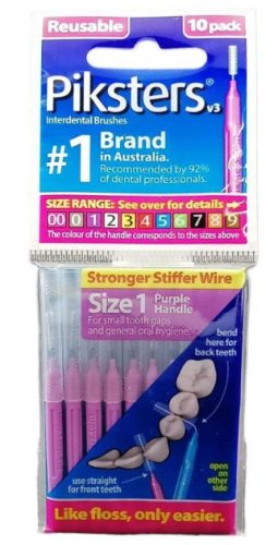 PIKSTERS FOGKÖZTISZTÍTÓ KEFE 1 LILA 10X