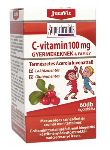 JUTAVIT C VIT 100MG ACER RTABL GYERM 60X